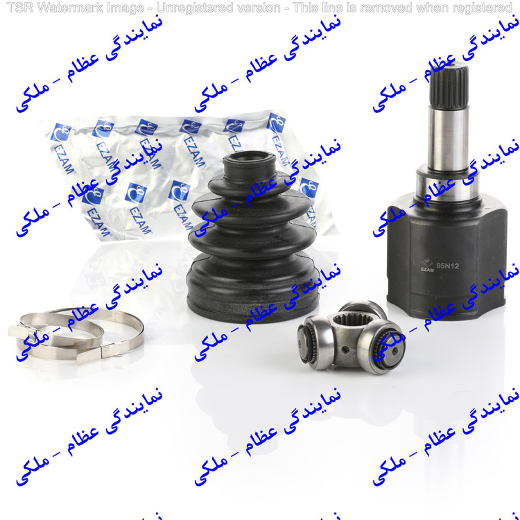 سرگیربکس پژو 206 چپ 22 خار