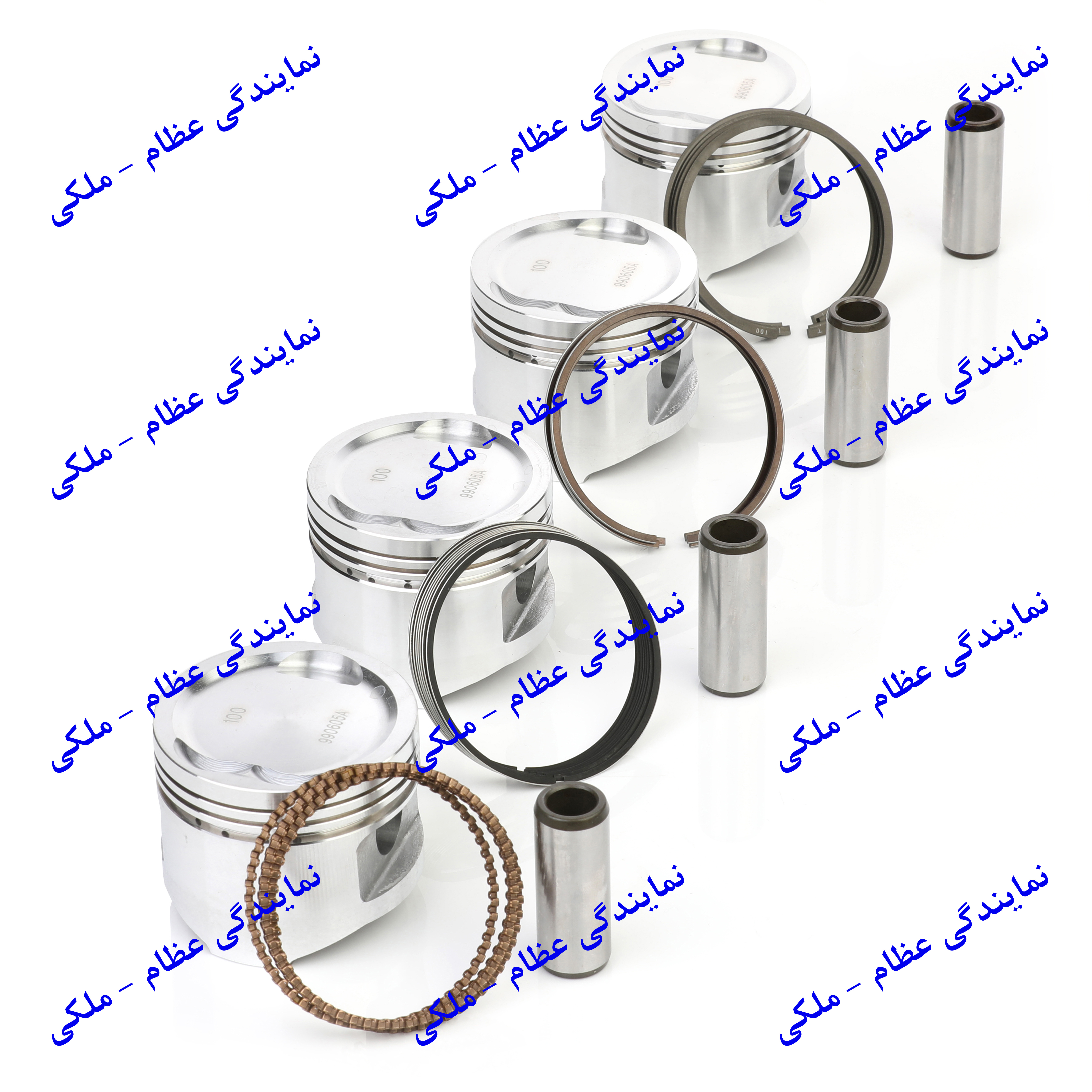 پیستون پراید 100 با گژن پین عظام