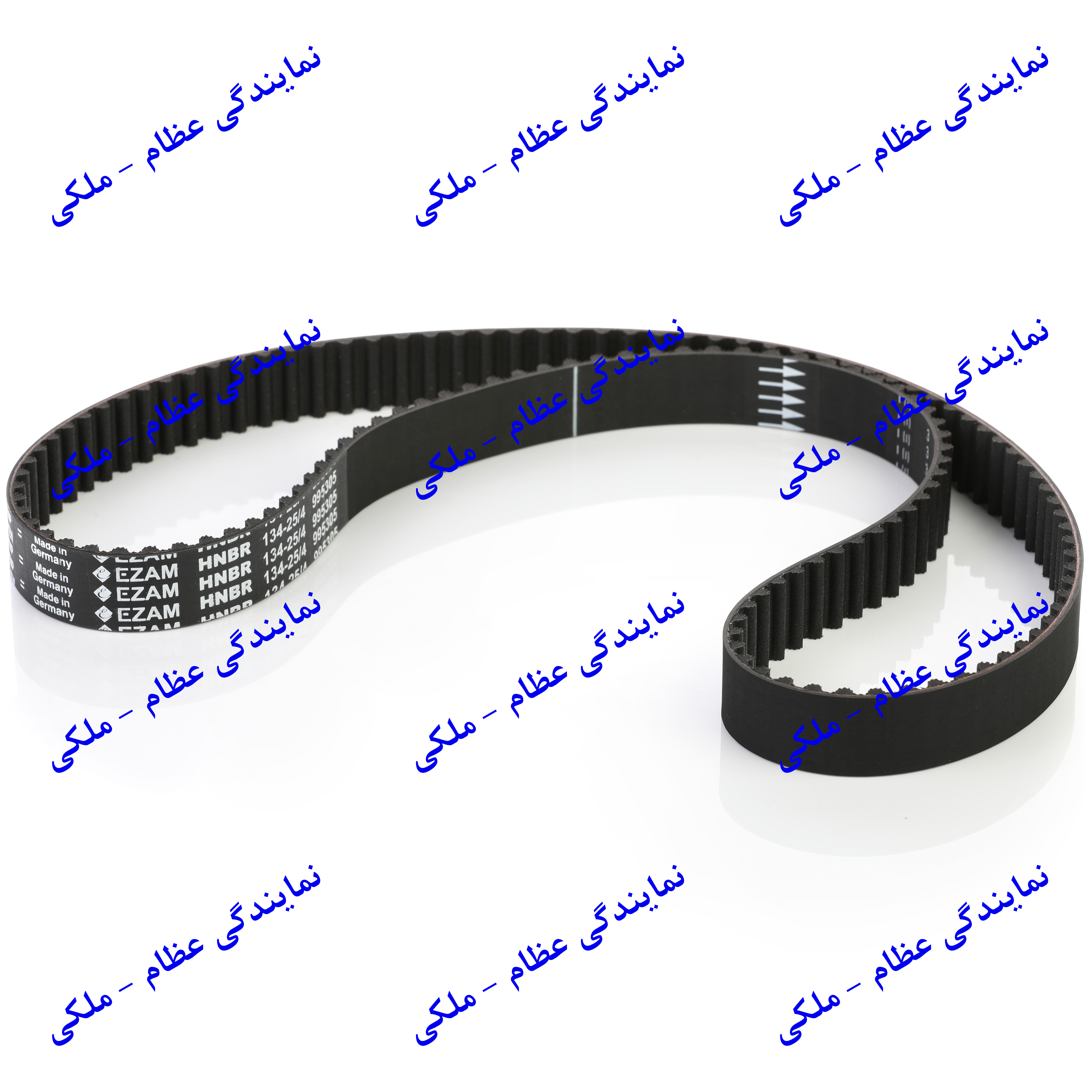 تسمه تایم پژو 206 تیپ 5 و 6 (134HTD9/5P25/4) - ساخت آلمان عظام