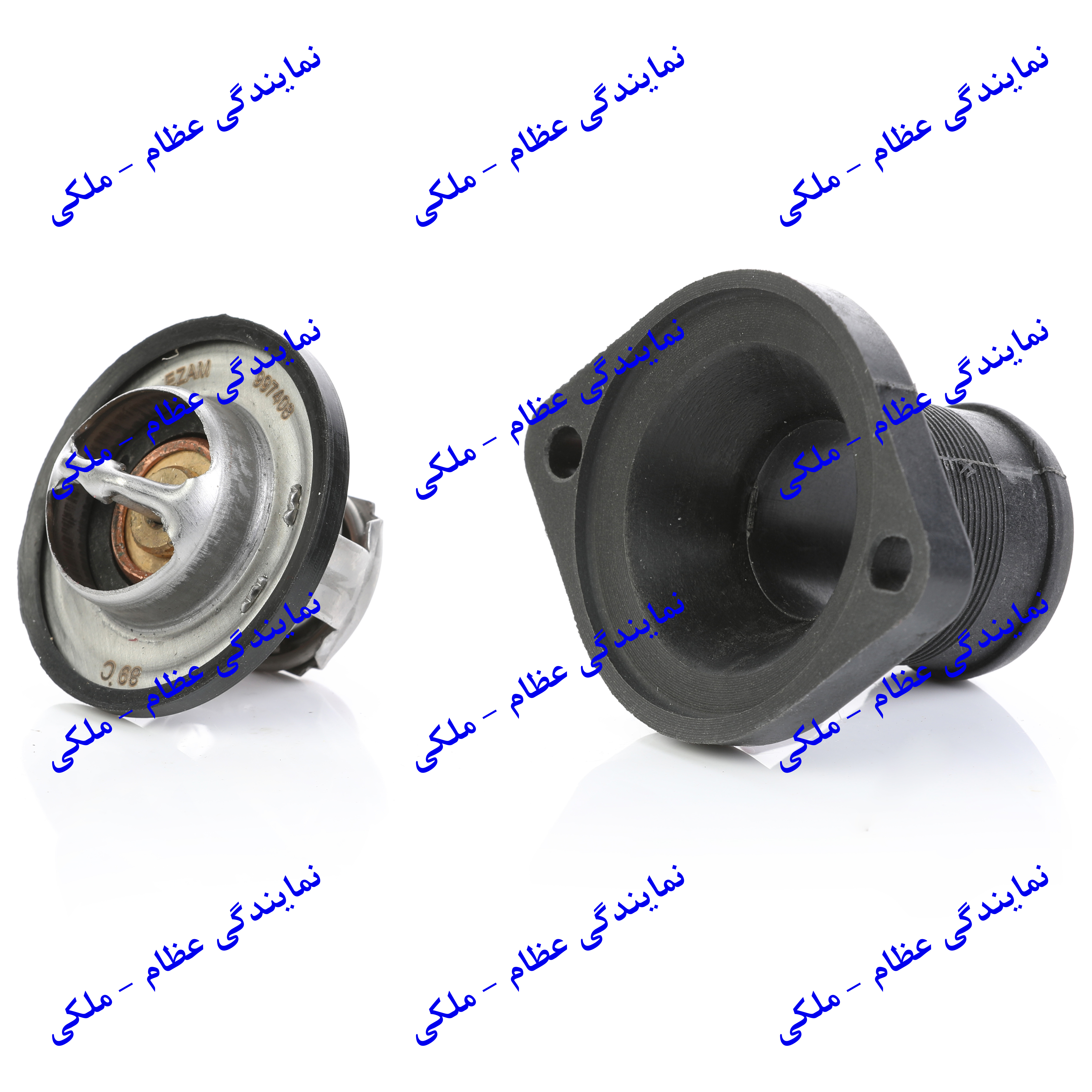 ترموستات پژو 206 تیپ 2 و3 (89 درجه) با درپوش PPA عظام