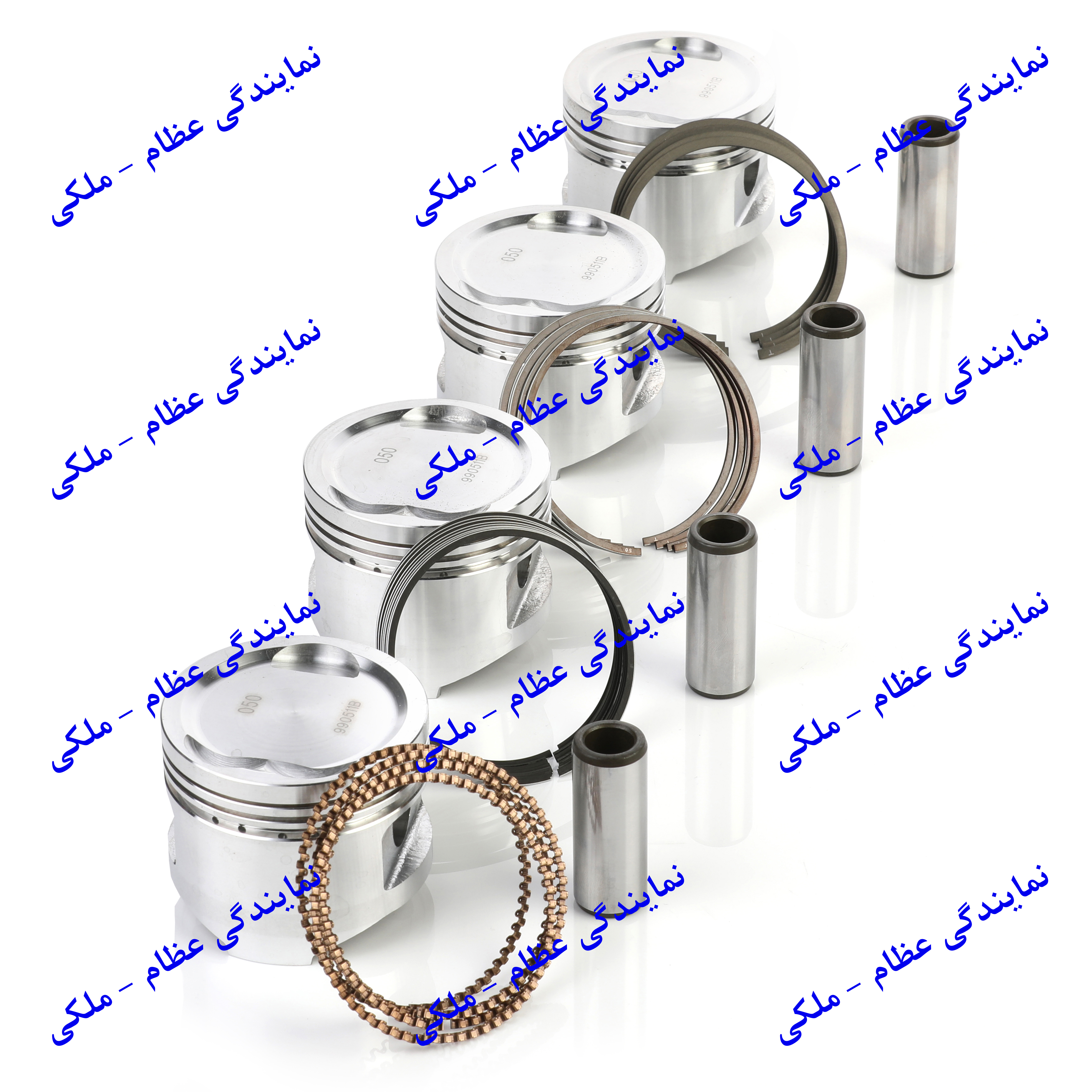 پیستون پراید 050 با ملحقات کامل با رینگ TP عظام