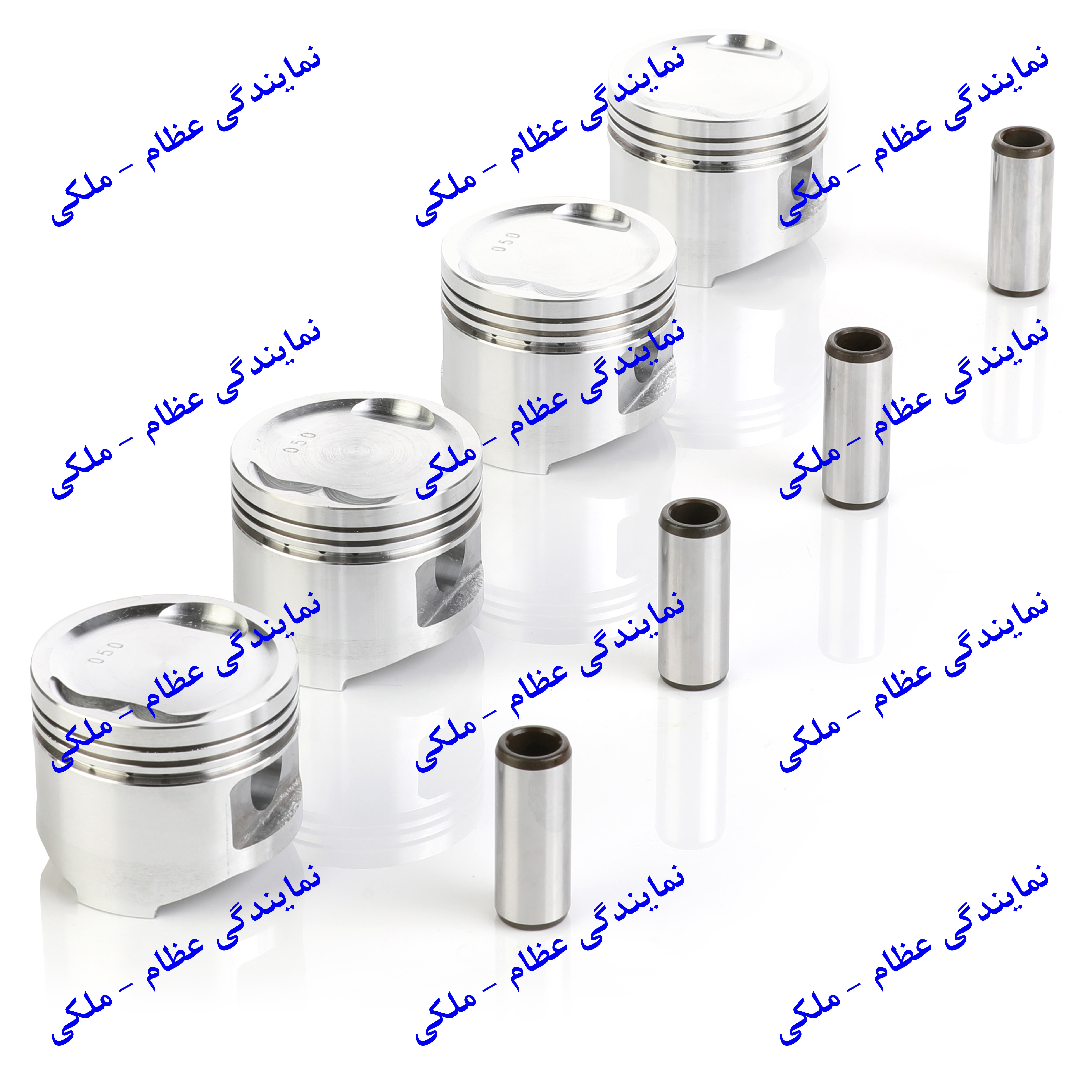 پیستون پراید گاز سوز 050 با گژن پین عظام