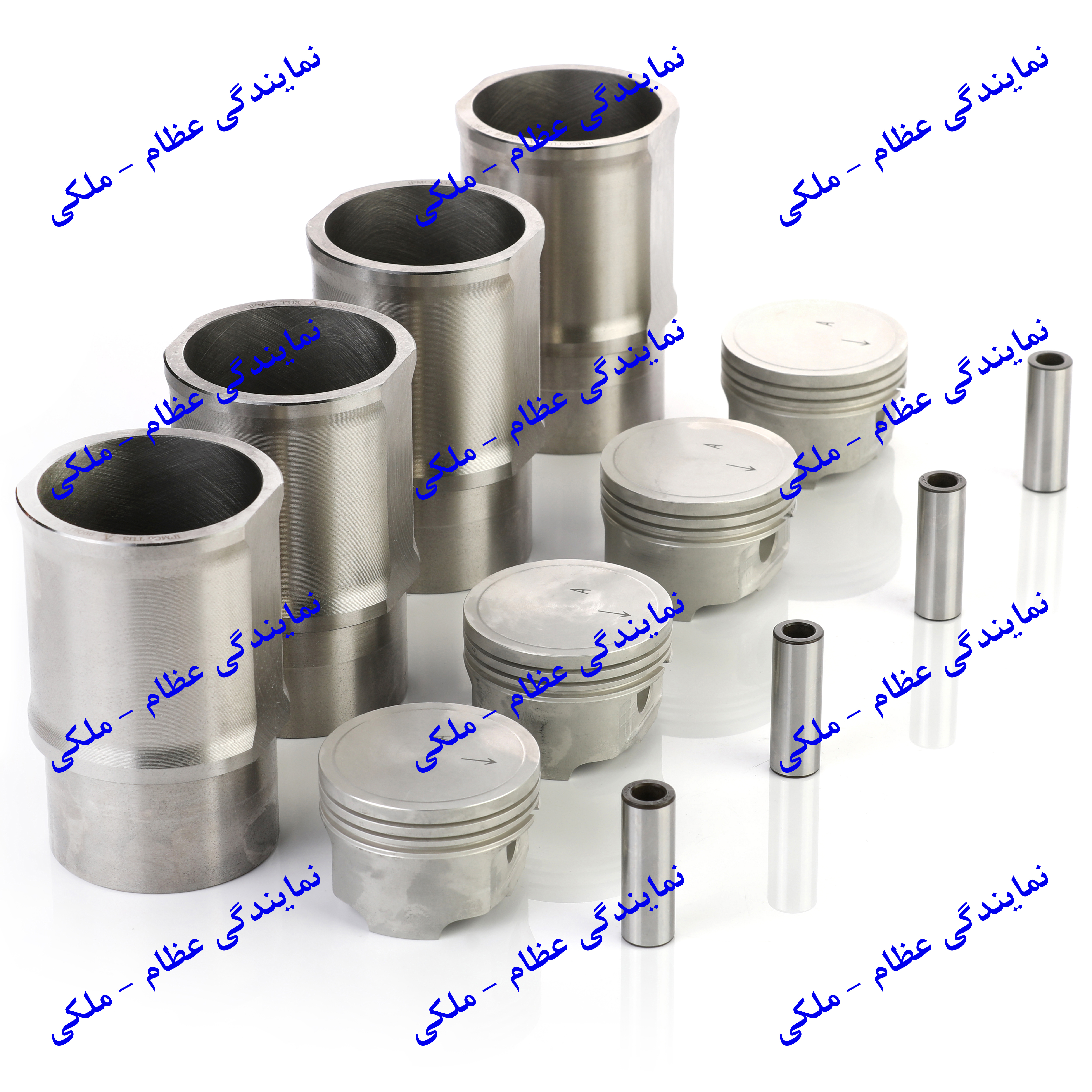 پیستون TU3 - JPL4 با ملحقات کامل با بوش بدون رینگ گرید A عظام